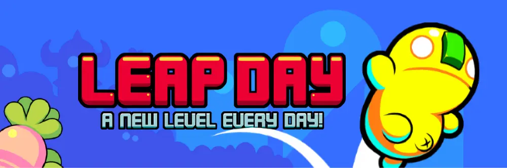 每天一个新关卡，永远玩不完的跳跃闯关游戏：Leap Day